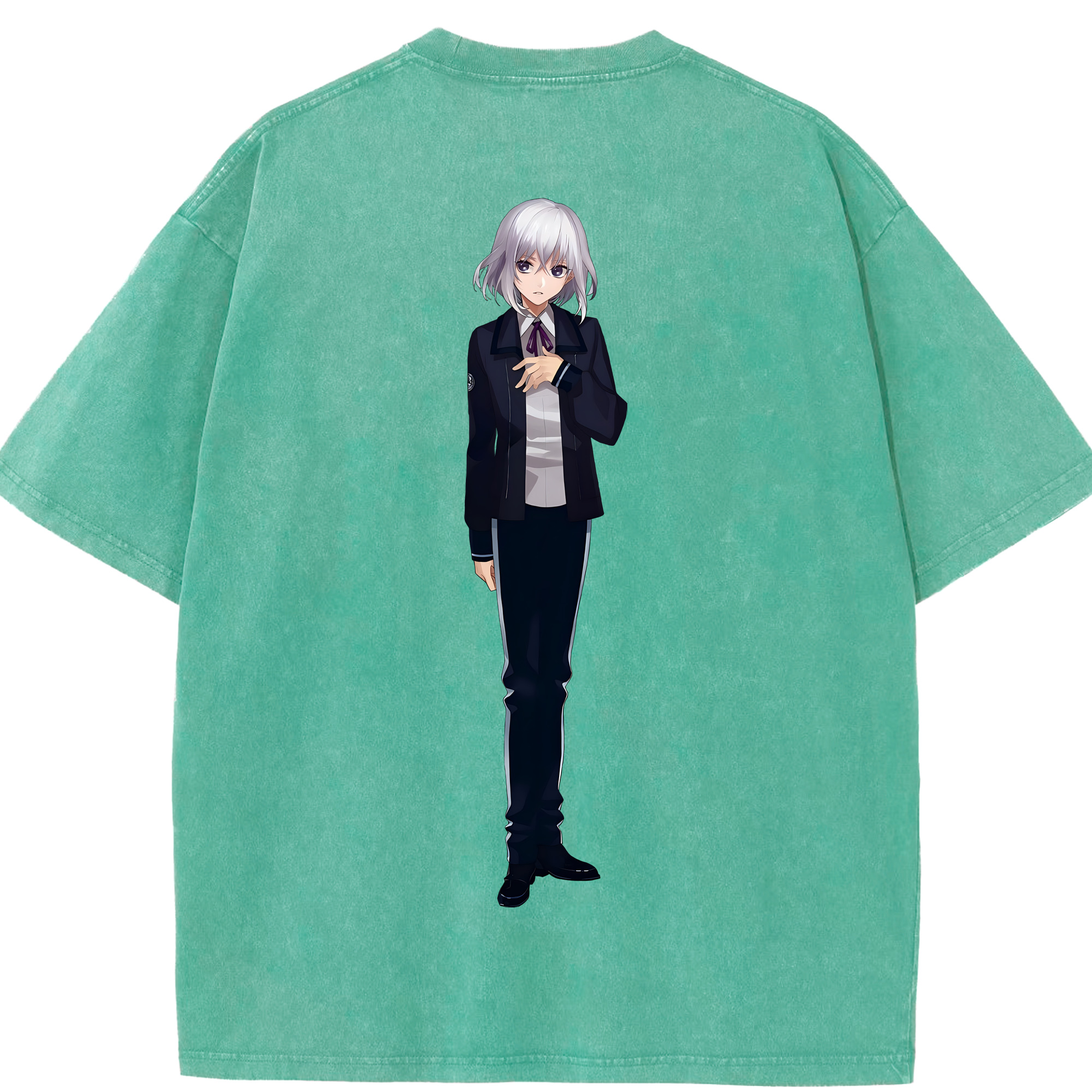 （画像用） 刀剣乱舞 Touken Ranbu 綿100% ヴィンテージ風 半袖Tシャツ（背面プリント）
